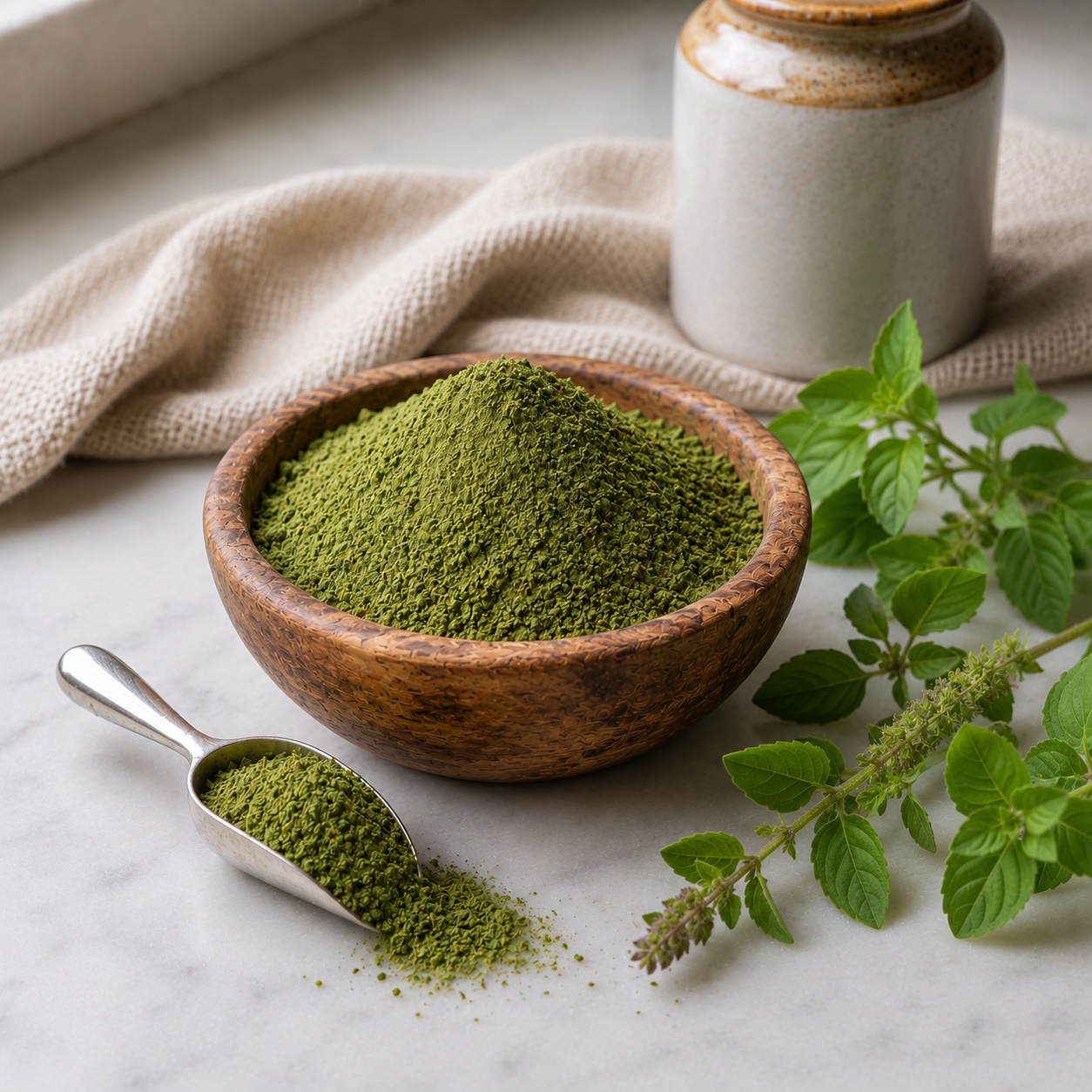 Organic Tulsi Leaf Powder